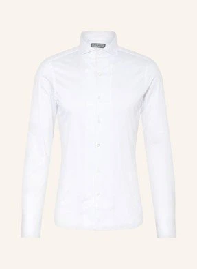Canali Koszula Z Dżerseju Slim Fit weiss