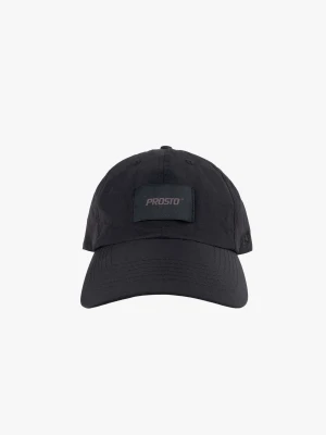 Cap Jacquard czapka z daszkiem czarna PROSTO.