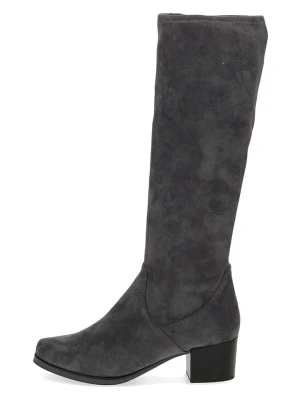 Caprice Kozaki w kolorze antracytowym rozmiar: 39