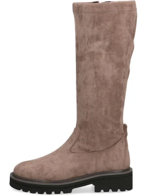 Caprice Kozaki w kolorze szarobrązowym rozmiar: 39