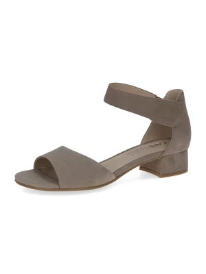 Caprice Skórzane sandały w kolorze brązowym rozmiar: 38