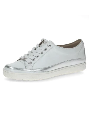 Caprice Skórzane sneakersy "Manou" w kolorze białym rozmiar: 36