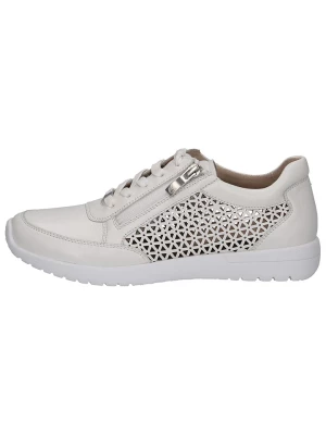 Caprice Skórzane sneakersy w kolorze białym rozmiar: 38