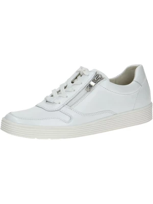 Caprice Skórzane sneakersy w kolorze białym rozmiar: 40,5