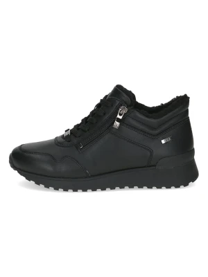 Caprice Skórzane sneakersy w kolorze czarnym rozmiar: 37