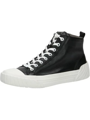 Caprice Skórzane sneakersy w kolorze czarnym rozmiar: 37