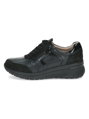 Caprice Skórzane sneakersy w kolorze czarnym rozmiar: 40