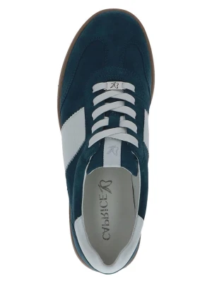 Caprice Skórzane sneakersy w kolorze granatowym rozmiar: 37, 5