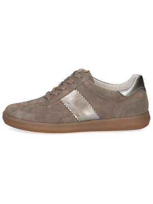 Caprice Skórzane sneakersy w kolorze jasnobrązowym rozmiar: 38,5