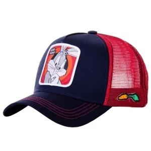 Capslab Bunny Looney Tunes Trucker Cap CL-LOO-1-BUN5, Męskie, Granatowe, czapki z daszkiem, bawełna, rozmiar: One size