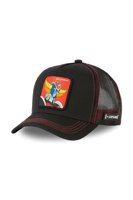 Capslab czapka Goldorak kolor czarny z aplikacją