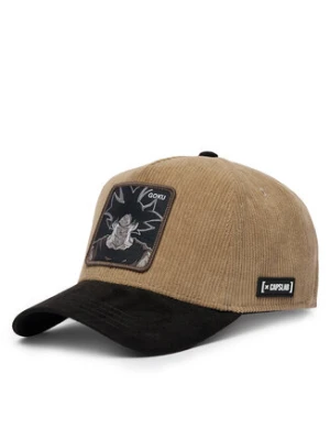 Capslab Czapka z daszkiem CL/DBS7/1/PCT/UNI Brązowy jasny