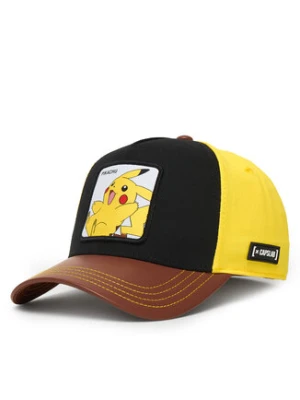 Capslab Czapka z daszkiem CL/PKM6/1/CT/PIK Żółty