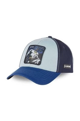 Capslab czapka z daszkiem DC Comics kolor niebieski z aplikacją