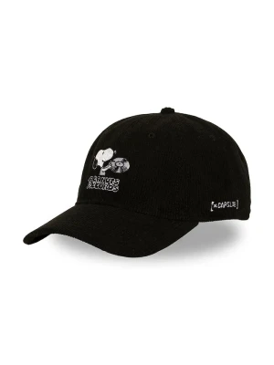 Capslab czapka z daszkiem sztruksowa x Peanuts czarny