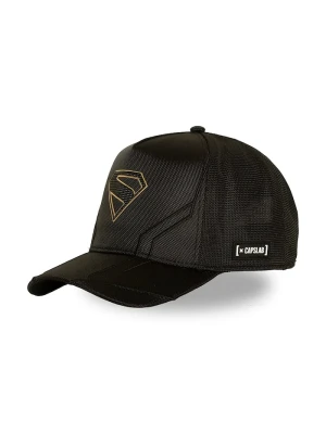 Capslab czapka z daszkiem trucker z bawełną x DC Comics czarny