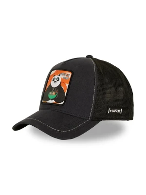Capslab czapka z daszkiem trucker z bawełną x Kung Fu Panda granatowy
