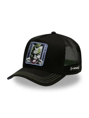 Capslab czapka z daszkiem x DC Comics kolor czarny z aplikacją CL/DC8/1/CT/JOK