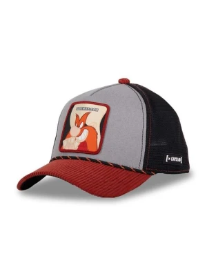 Capslab czapka z daszkiem x Looney Tunes kolor beżowy z aplikacją CL/LOO10/1/PCT/SAM