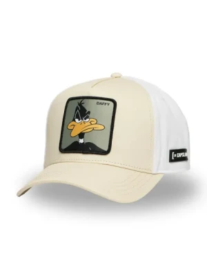 Capslab czapka z daszkiem x Looney Tunes kolor beżowy z aplikacją CL/LOO11/1/CT/DAF2