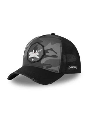 Zdjęcie produktu Capslab czapka z daszkiem x Looney Tunes kolor czarny wzorzysta CL/LOO11/1/PCT/DAF