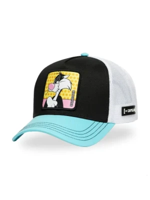Capslab czapka z daszkiem x Looney Tunes kolor czarny z aplikacją CL/LOO11/1/CT/SYL