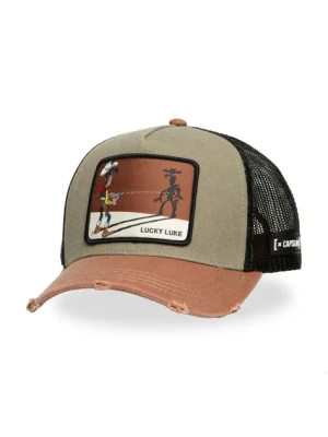 Capslab czapka z daszkiem x Lucky Luke kolor brązowy z aplikacją CL/LCK/1/CT/COW