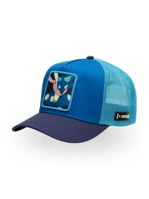 Capslab czapka z daszkiem x Pokemon kolor niebieski z aplikacją CL/PKM6/1/CT/GRE