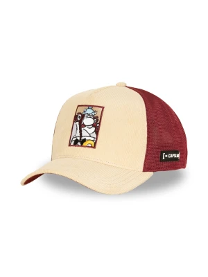Capslab czapka z daszkiem z bawełną x Asterix beżowy