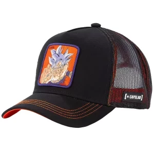 Capslab Dragon Ball Super Goku trucker Cap CL-DBS-1-ULT2, Męskie, Czarne, czapki z daszkiem, poliester, rozmiar: One size