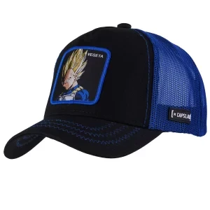 Capslab Freegun Dragon Ball Z Vegeta Cap CL-DBZ-1-VE3, Męskie, Czarne, czapki z daszkiem, poliester, rozmiar: One size