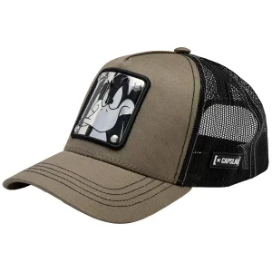 Capslab Looney Tunes Daffy Duck Cap CL-LOO-1-DAF6, Męskie, Zielone, czapki z daszkiem, bawełna, rozmiar: One size
