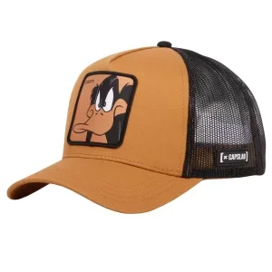 Capslab Looney Tunes Daffy Duck Cap CL-LOO8-1-CT-DAF1, Męskie, Brązowe, czapki z daszkiem, bawełna, rozmiar: One size