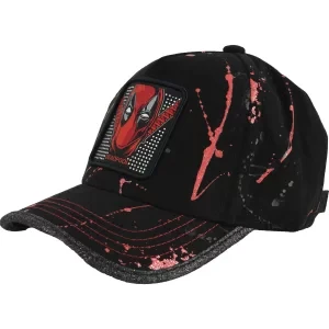 Capslab Marvel Deadpool Cap CL-MAR-TAG-1-DEA, Męskie, Czarne, czapki z daszkiem, poliester, rozmiar: One size