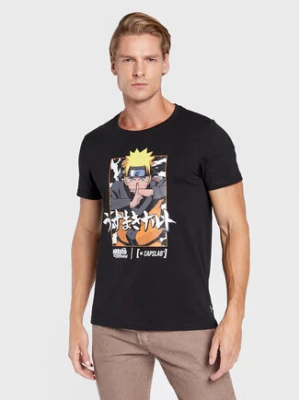 Capslab T-Shirt Naruto CL/NS/1/TSC/NAR Czarny Regular Fit