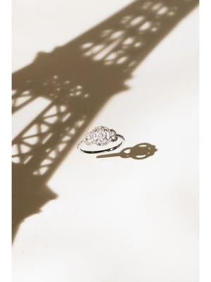 CARATELLI Złoty pierścionek "Infini" z diamentami rozmiar: 50