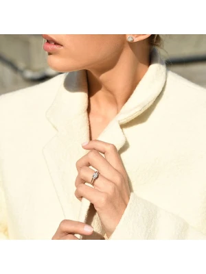 CARATELLI Złoty pierścionek "Mackay" z diamentami rozmiar: 56