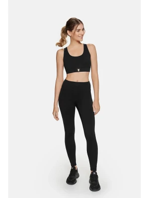 Cardio Bunny Legginsy sportowe "Eclipse" w kolorze czarnym rozmiar: S