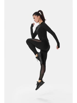Cardio Bunny Legginsy sportowe w kolorze czarnym rozmiar: M