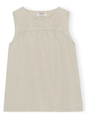 CARE BY ME Top "Cecilie" w kolorze beżowym rozmiar: S