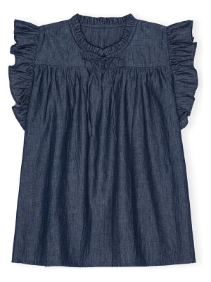 CARE BY ME Top "Joy" w kolorze granatowym rozmiar: L