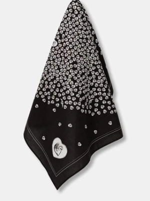 Carhartt WIP apaszka bawełniana Heart to Hartt Bandana kolor czarny wzorzysta I035746.89XX