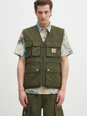 Carhartt WIP bezrękawnik Irwin Vest męski kolor zielony przejściowy I034505.41XX