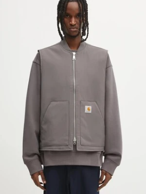 Carhartt WIP bezrękawnik Leroy Vest kolor brązowy przejściowy I035543.33CXX
