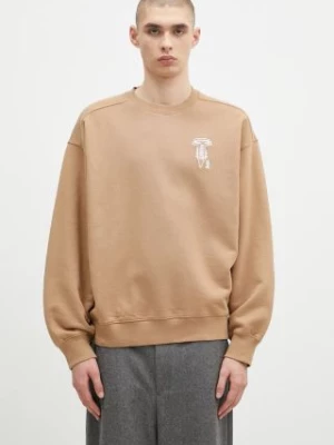 Carhartt WIP bluza bawełniana Cross Screw Sweat męska kolor zielony z aplikacją I034039.2KCXX