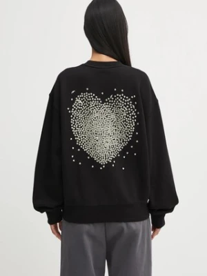 Carhartt WIP bluza bawełniana W' Hearts Of Hartts Sweat damska kolor czarny z nadrukiem I035511.89XX