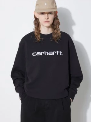 Carhartt WIP bluza Carhartt Sweat damska kolor czarny z aplikacją I033647.0D2XX