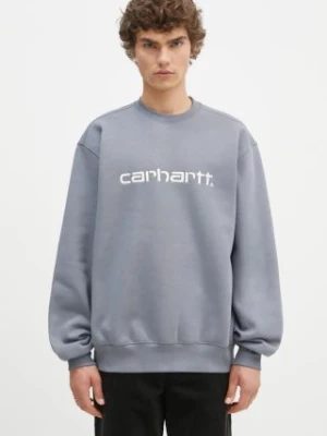 Carhartt WIP bluza Carhartt Sweat męska kolor szary z aplikacją I030546.2INXX