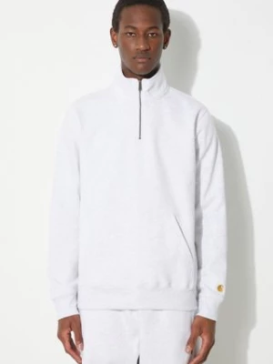 Carhartt WIP bluza Chase Neck Zip Sweat męska kolor szary melanżowa I033665.00JXX