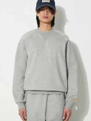 Carhartt WIP bluza Chase Sweat męska kolor szary melanżowa I033660.00MXX